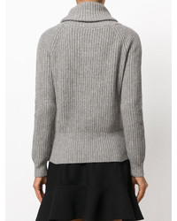 Pull en tricot gris Blugirl