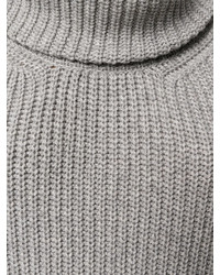 Pull en tricot gris Blugirl