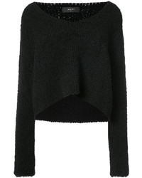 Pull en tricot noir Amiri