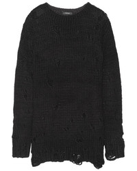 Pull en tricot noir R 13