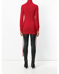 Pull en tricot rouge Givenchy