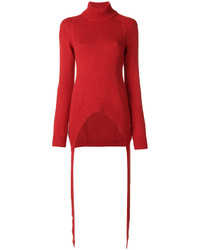 Pull en tricot rouge Givenchy