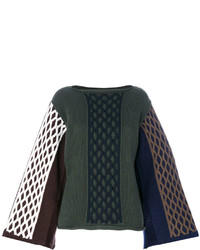 Pull en tricot vert foncé J.W.Anderson