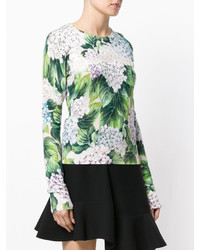 Pull en tricot vert Dolce & Gabbana
