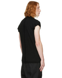 Pull en v sans manches noir Rick Owens