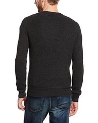 Pull gris foncé Celio