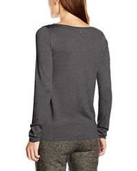 Pull gris foncé Esprit