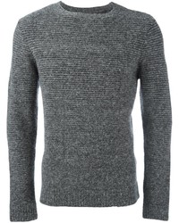 Pull gris foncé Folk