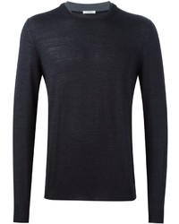 Pull gris foncé Paolo Pecora