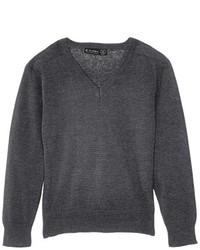 Pull gris foncé