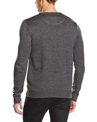 Pull gris foncé Threadbare