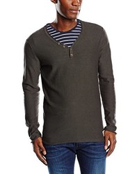 Pull gris foncé Tom Tailor Denim
