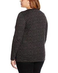 Pull gris foncé Ulla Popken