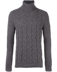 Pull gris foncé Woolrich