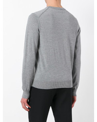 Pull gris AMI Alexandre Mattiussi