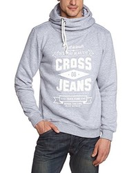 Pull gris Cross Jeans