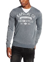 Pull gris Kaporal