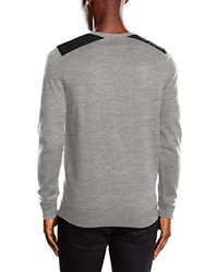 Pull gris New Look