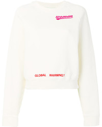 Pull imprimé blanc Off-White