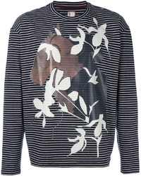 Pull imprimé bleu Antonio Marras