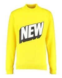 Pull imprimé chartreuse Soulland
