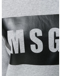 Pull imprimé gris MSGM