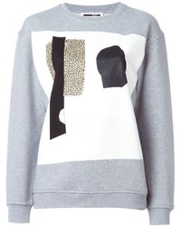 Pull imprimé gris McQ by Alexander McQueen