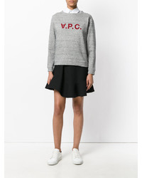 Pull imprimé gris A.P.C.