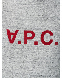 Pull imprimé gris A.P.C.