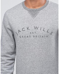 Pull imprimé gris Jack Wills