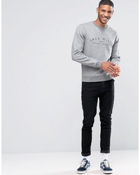 Pull imprimé gris Jack Wills