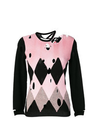 Pull imprimé multicolore