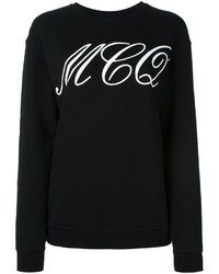 Pull imprimé noir McQ by Alexander McQueen