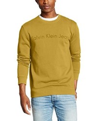 Pull jaune Calvin Klein Jeans