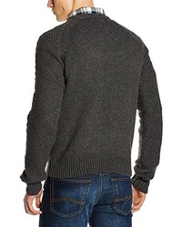 Pull marron foncé Bellfield