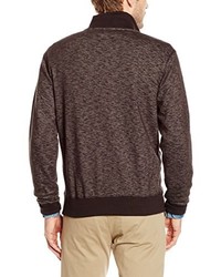 Pull marron foncé LERROS