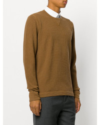 Pull marron Roberto Collina