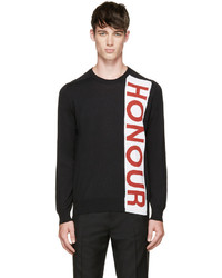 Pull noir Alexander McQueen