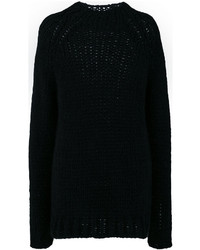 Pull noir Roberto Collina