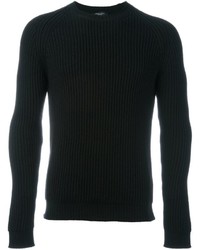 Pull noir Roberto Collina