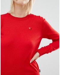 Pull rouge Love Moschino