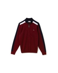 Pull rouge Lacoste