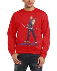 Pull rouge Marvel