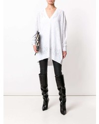 Pull surdimensionné blanc Givenchy