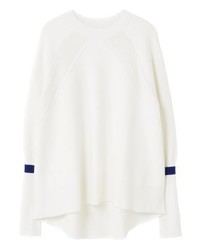 Pull surdimensionné blanc Mango