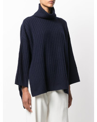 Pull surdimensionné bleu marine Joseph