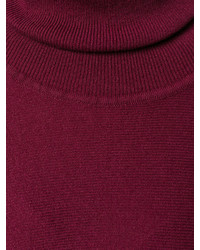 Pull surdimensionné bordeaux Boule De Neige