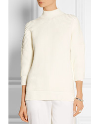 Pull surdimensionné en tricot blanc Victoria Beckham