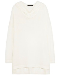 Pull surdimensionné en tricot blanc Donna Karan