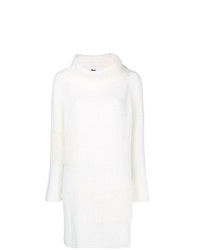 Pull surdimensionné en tricot blanc Lorena Antoniazzi